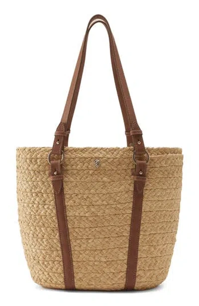 Helen Kaminski Pinimil Woven Raffia Tote Bag In Natural/tan