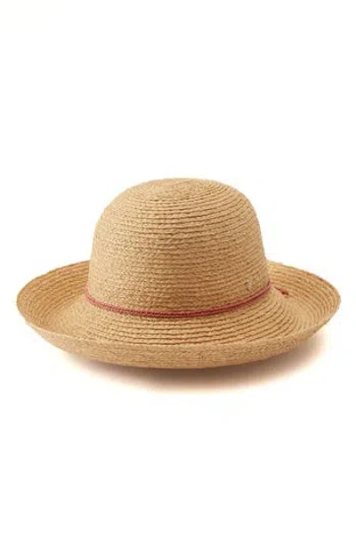 Helen Kaminski Prima 10 Raffia Hat In Natural/pomelo