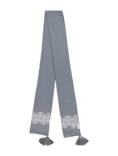 Pre-owned Helen Kaminski Printed Scarf In Blue