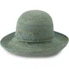 Helen Kaminski Provence 10 Packable Raffia Hat In Orange