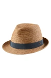 Helen Kaminski Raffia Fedora In Nougat/atlas