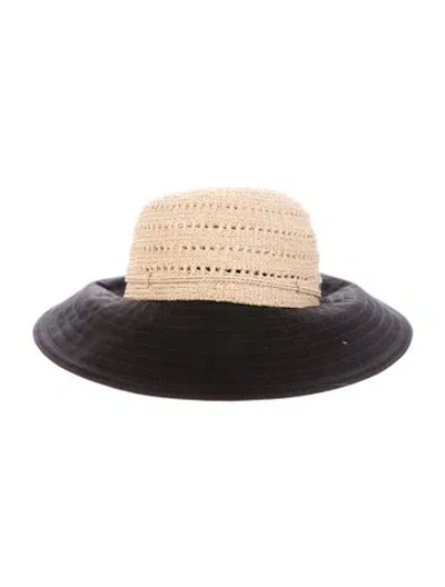 Pre-owned Helen Kaminski Raffia Floppy Hat