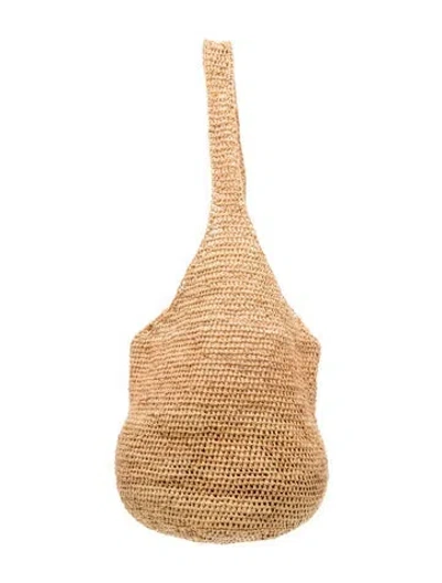 Pre-owned Helen Kaminski Raffia Shoulder Bag In Neutrals
