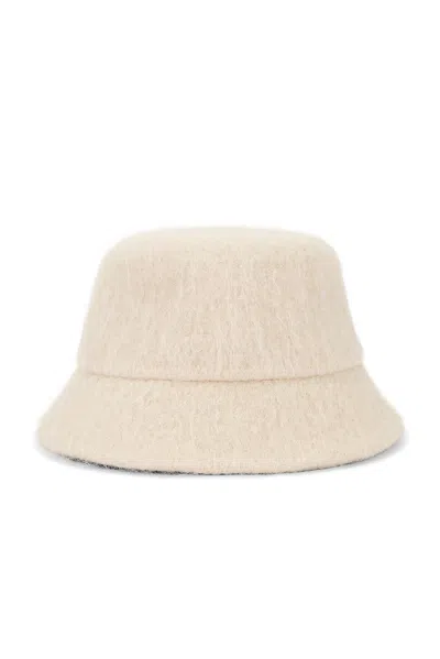 Helen Kaminski Rita Mohair Blend Bucket Hat In White