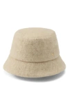 Helen Kaminski Rita Wool Blend Bucket Hat In Gray