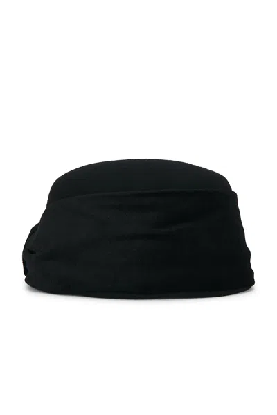 Helen Kaminski Savoy Wool Felt Evening Cap In Black