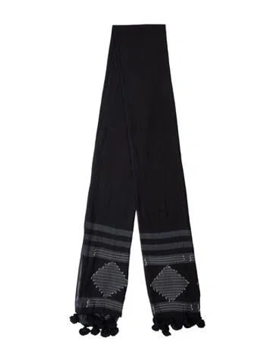 Pre-owned Helen Kaminski Silk Striped Dickey In Blue