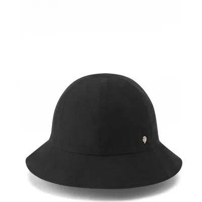 Helen Kaminski Skye Upf 50+ Linen Cloche In Black