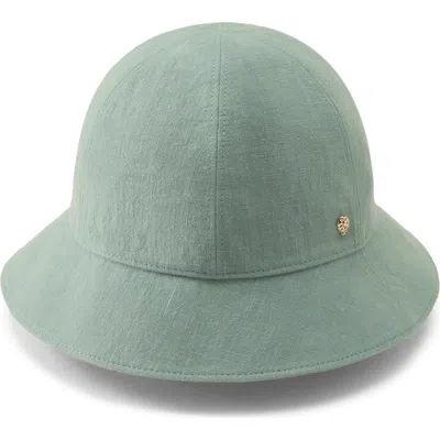 Helen Kaminski Skye Upf 50+ Linen Cloche In Seaglass
