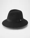 Helen Kaminski Solene Cashmere Fedora Hat In Black