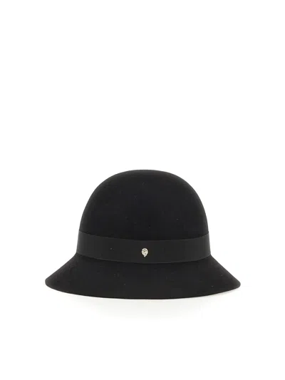 Helen Kaminski Alfreda 9 Cashmere Felt Cloche In Black