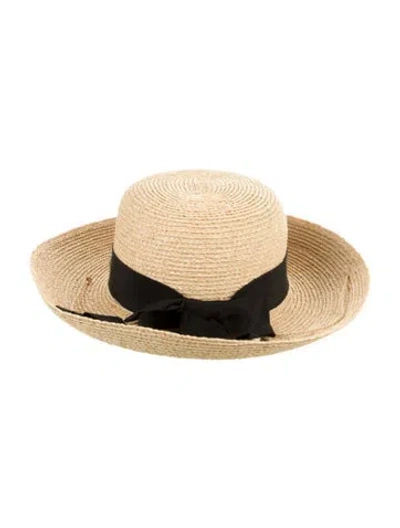 Pre-owned Helen Kaminski Straw Hat In Neutral