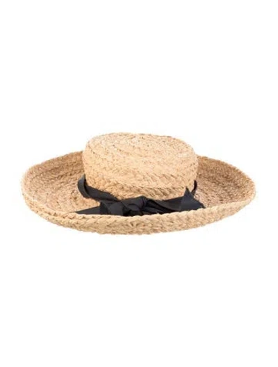 Pre-owned Helen Kaminski Straw Hat In Neutrals