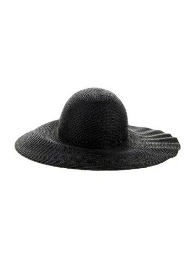Pre-owned Helen Kaminski Sun Hat In Black