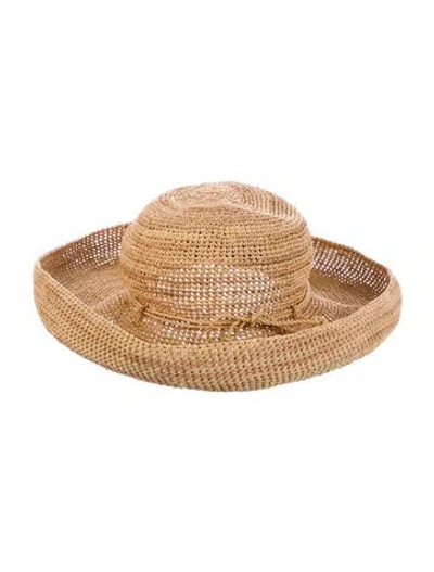 Pre-owned Helen Kaminski Sun Hat In Neutral