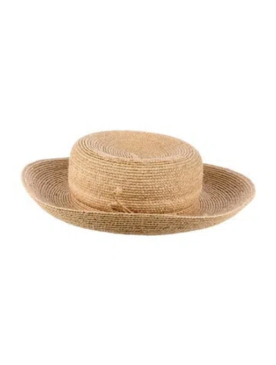 Pre-owned Helen Kaminski Sun Hat In Neutral