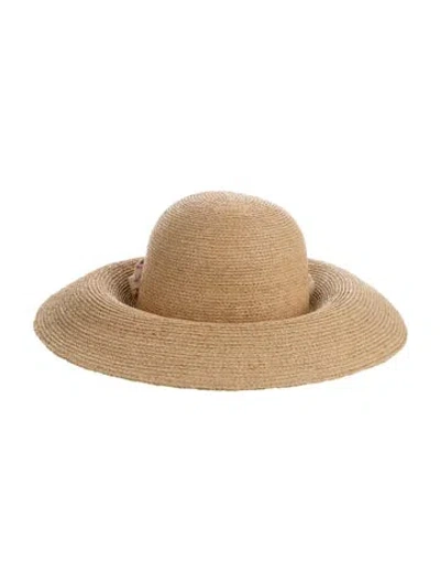 Pre-owned Helen Kaminski Sun Hat In Neutral