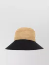 Helen Kaminski Two-tone Raffia And Cotton Blaise Hat
