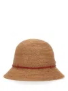 Helen Kaminski Finely Woven Raffia Bucket Hat