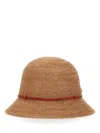 Helen Kaminski Finely Woven Raffia Bucket Hat