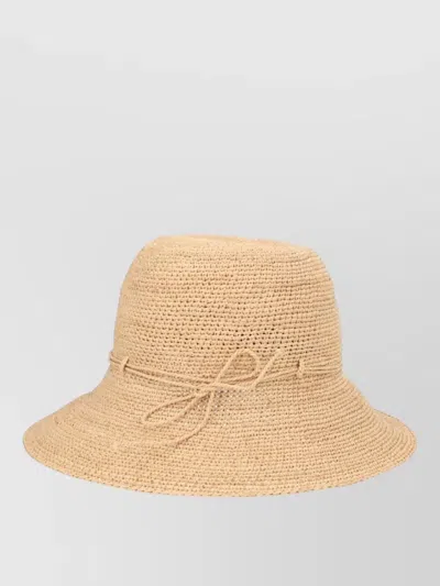 Helen Kaminski Villa Nine Wide Brim Hat Band In Brown