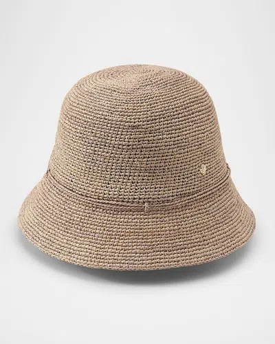 Helen Kaminski Villa Raffia Bucket Hat In Neutral
