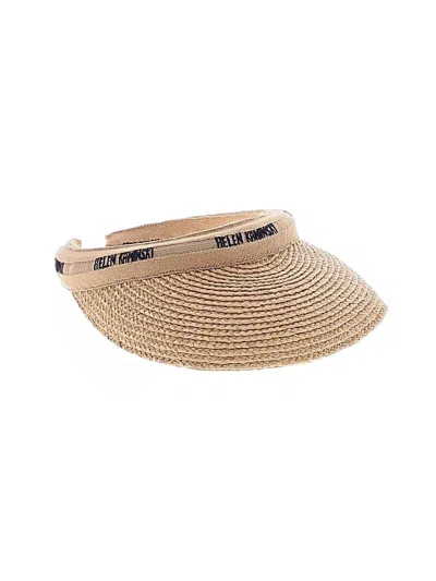 Pre-owned Helen Kaminski Visor In Tan