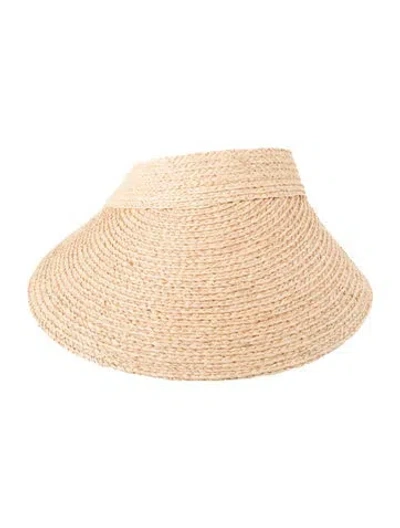 Pre-owned Helen Kaminski Visor  W/tags In Neutrals