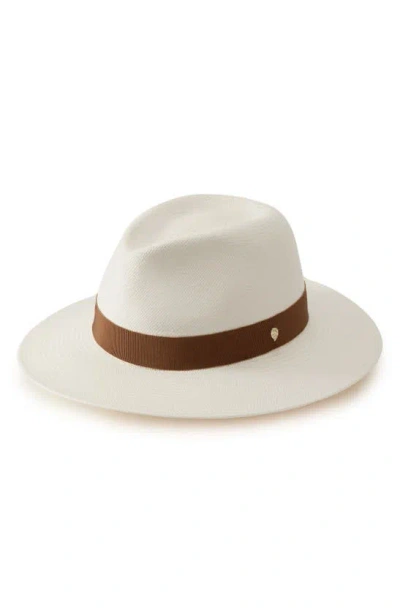 Helen Kaminski Vitoria Straw Panama Hat In Chalk/ Nutshell