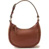 Helen Kaminski Vivie Mini Leather Hobo Bag In Brown