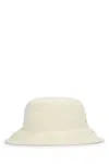 Helen Kaminski White Classic Textured Bucket Hat In White