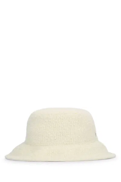 Helen Kaminski White Classic Textured Bucket Hat