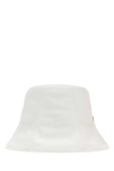 Helen Kaminski White Cotton Now Bucket Hat