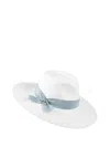 Helen Kaminski White Vitoria Wide Brim Hat