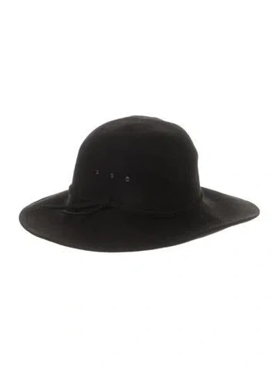 Pre-owned Helen Kaminski Wide Brim Hat In Black