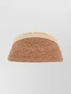 Helen Kaminski Wide Brim Straw Visor Accessory In Brown