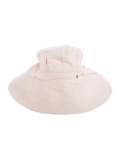 Pre-owned Helen Kaminski Wide Brim Sun Hat In Pink