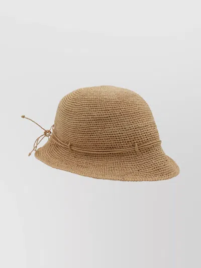 HELEN KAMINSKI WIDE BRIM WOVEN TEXTURE CASUAL HAT