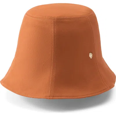 Helen Kaminski Willow Cotton Twill Bucket Hat In Brown