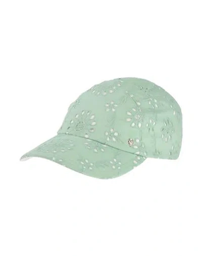 Helen Kaminski Woman Hat Light Green Size Onesize Cotton
