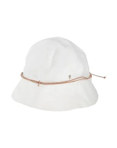 HELEN KAMINSKI HELEN KAMINSKI WOMAN HAT WHITE SIZE ONESIZE COTTON