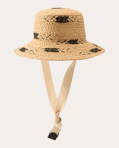 Helen Kaminski Women's Antonella Raffia Bucket Hat In Brown
