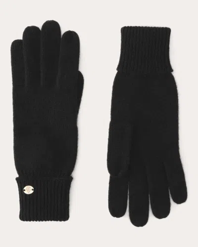 Helen Kaminski Women's Blaire Cashmere Cuffed Gloves In Black