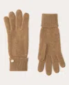 Helen Kaminski Women's Blaire Cashmere Cuffed Gloves In Brown
