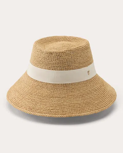 HELEN KAMINSKI WOMEN'S CLOVER CROCHETED RAFFIA BUCKET HAT