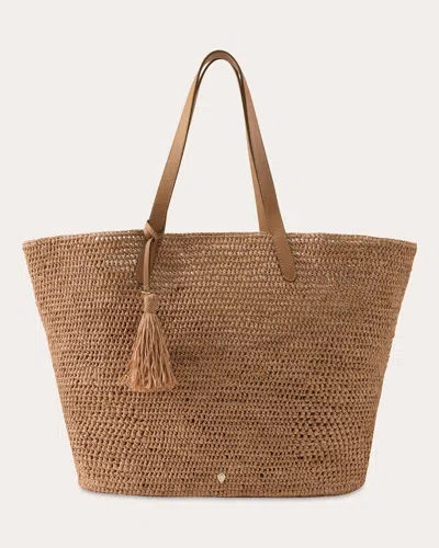 Helen Kaminski Women's Dana Raffia Tote Bag In Brown
