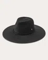 Helen Kaminski Women's Ishtar Woven Straw Wide-brim Fedora In Black