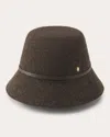 Helen Kaminski Women's Liv Wool Felt Bucket Hat In Brown