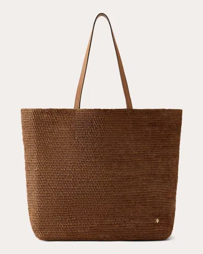 Helen Kaminski Women's Matale Crocheted Raffia Tote Bag In Brown