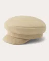 Helen Kaminski Women's Nolee Plush Wool Baker Boy Cap In Neutral
